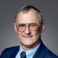 portrait of Curtis Clarence Stauffer, MD