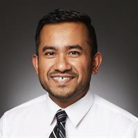 portrait of Rubin Varghese MD, PharmD
